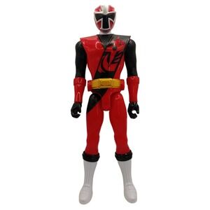 2016 Bandai Power Rangers Ninja Steel Red Ranger Action Figure Boys Toy 12" READ